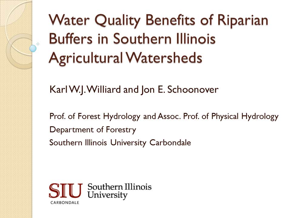 Title Slide: Water Quality Benefits