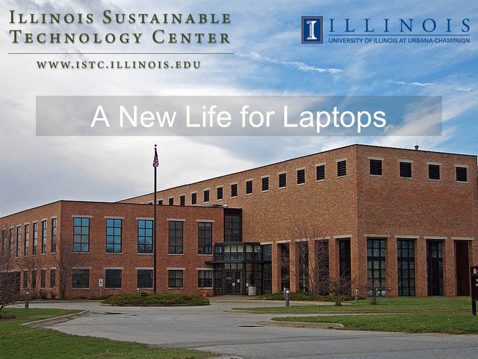 Title Slide: A new life for laptops