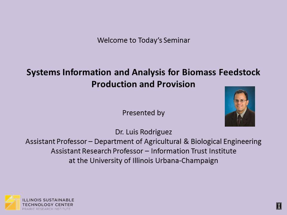 Title Slide: Systems Informatics and Analysis